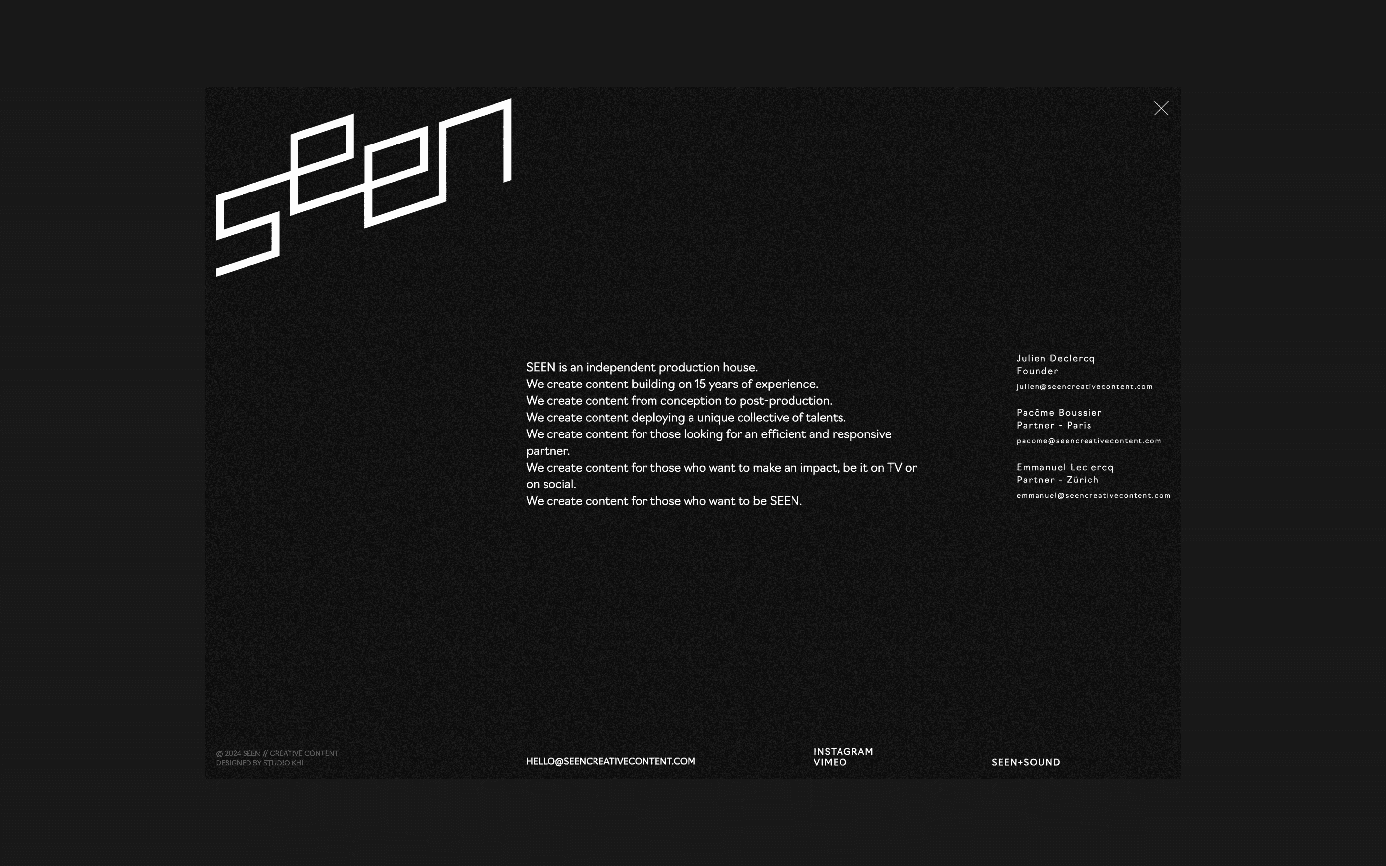 Seen Creative Content