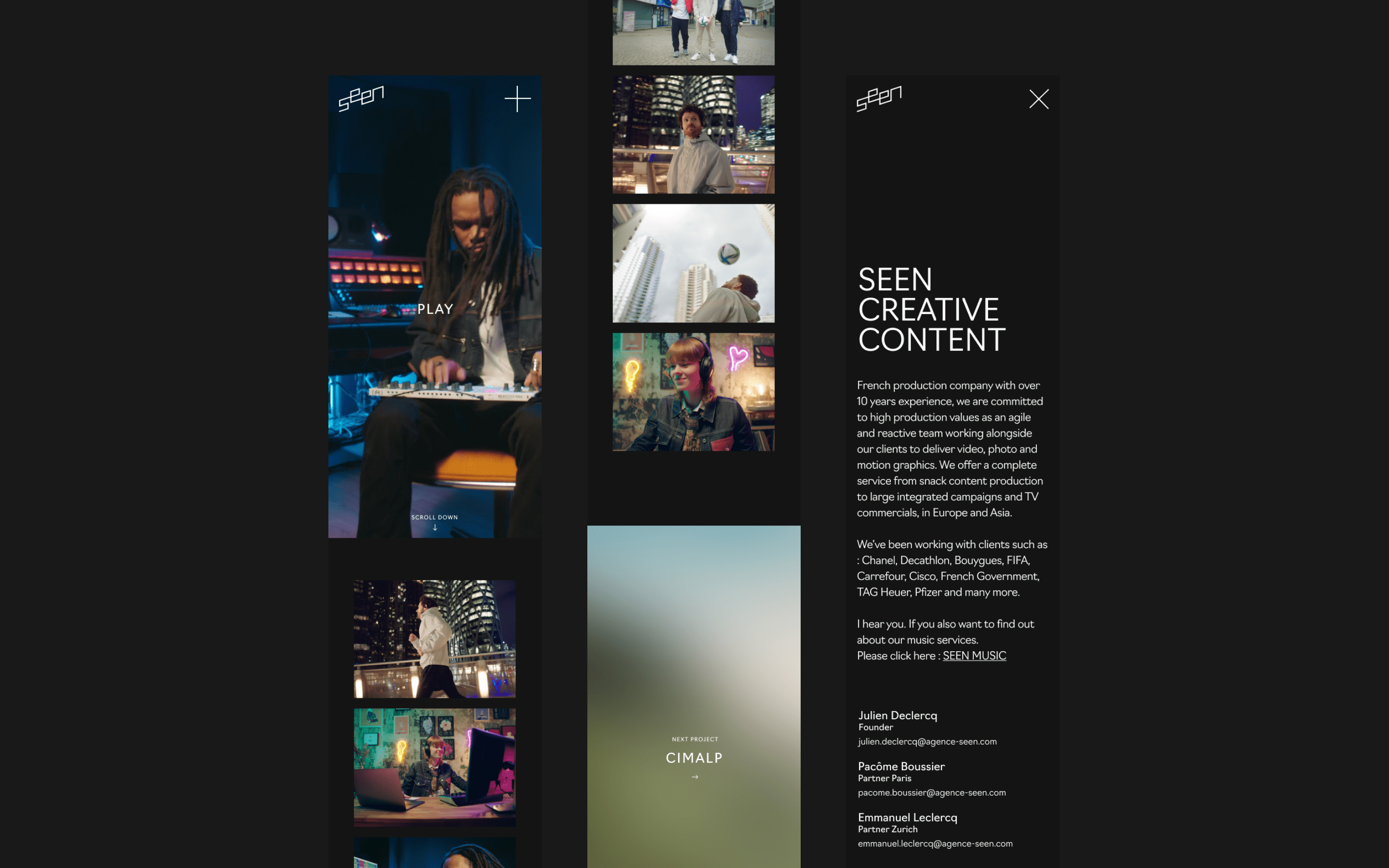 Seen Creative Content